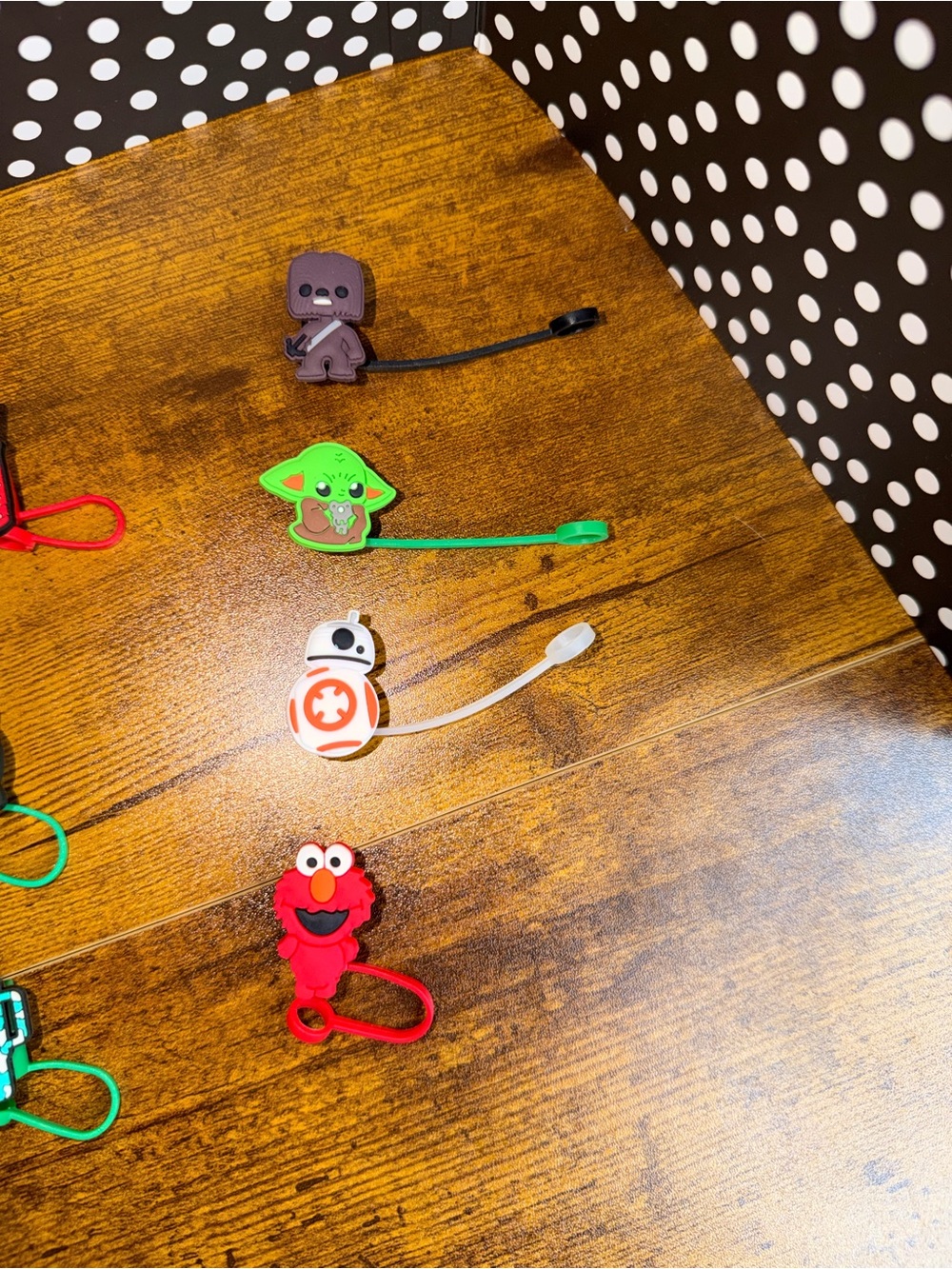 Assorted Color Character Straw Protectors - Picture 4 of 4